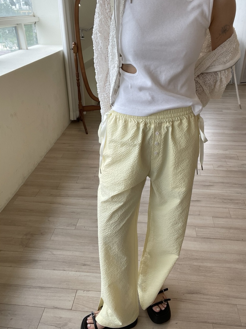 GLITTER韓國㊣直郵東大門代購女裝新品25春夏人氣熱賣休閑褲GLITTER休閑褲