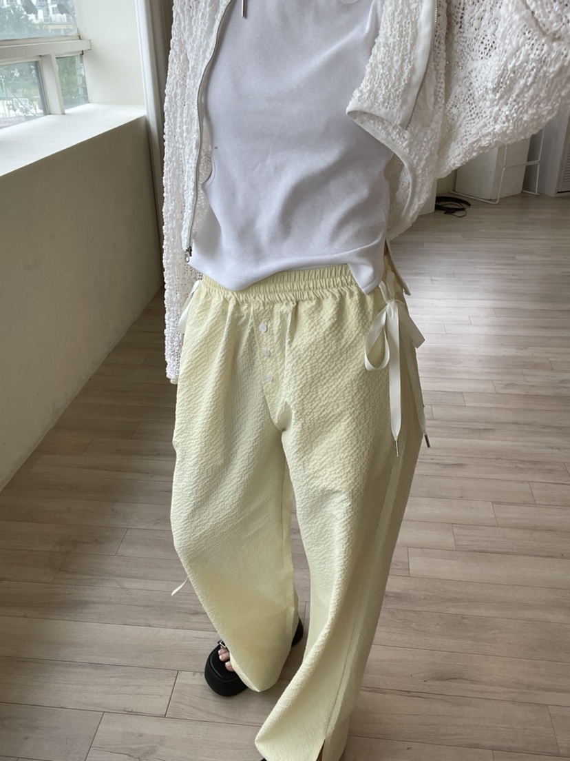 GLITTER韓國㊣直郵東大門代購女裝新品25春夏人氣熱賣休閑褲GLITTER休閑褲