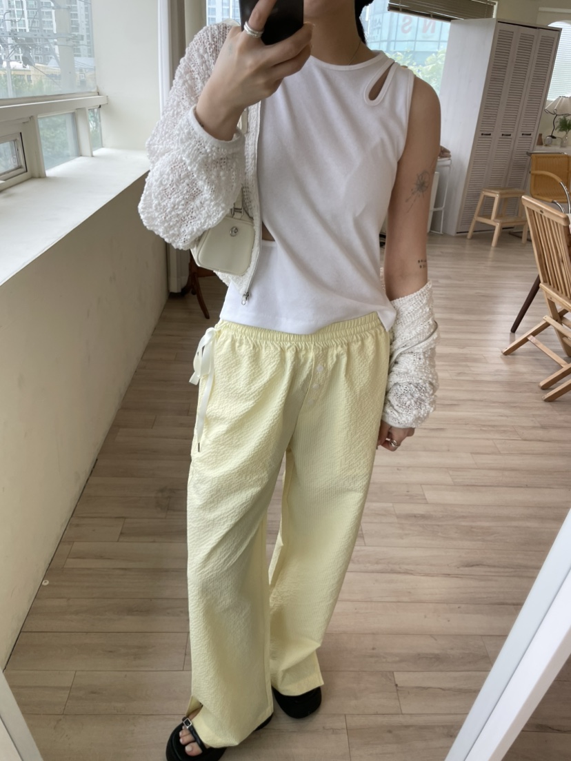 GLITTER韓國㊣直郵東大門代購女裝新品25春夏人氣熱賣休閑褲GLITTER休閑褲