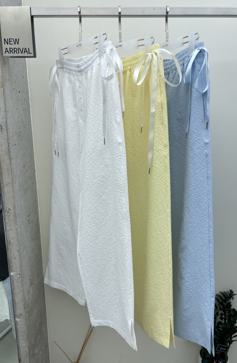 GLITTER韓國㊣直郵東大門代購女裝新品25春夏人氣熱賣休閑褲GLITTER休閑褲