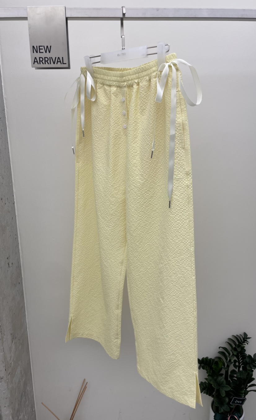 GLITTER韓國㊣直郵東大門代購女裝新品25春夏人氣熱賣休閑褲GLITTER休閑褲圖色2