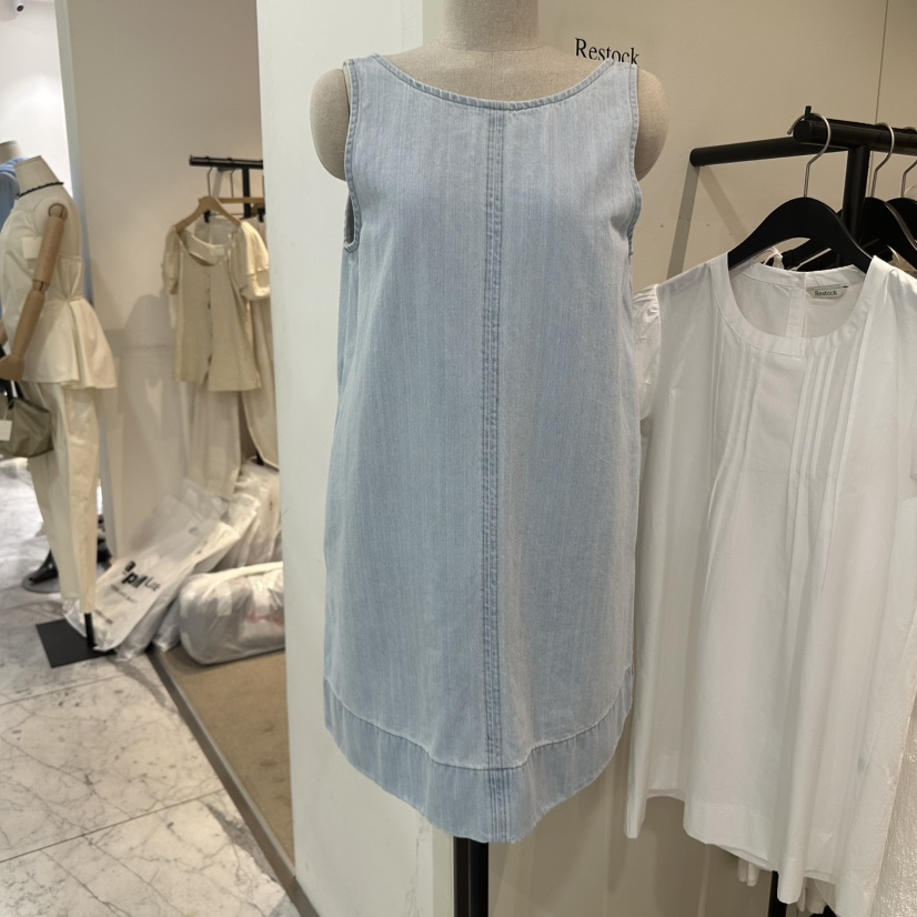 RE STOCK直郵韓國代購㊣女裝新款時尚熱賣休閑人氣25春夏連衣裙RE STOCK連衣裙圖色1
