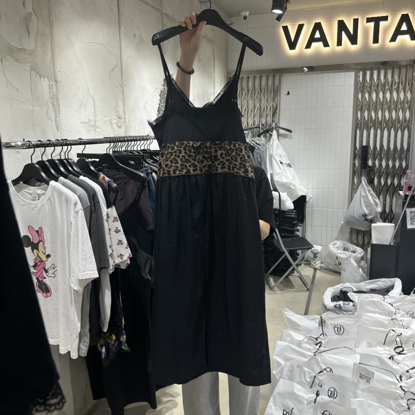 VANTA韓國直郵㊣女裝新品熱賣25春夏時尚休閑推薦人氣連衣裙VANTA連衣裙