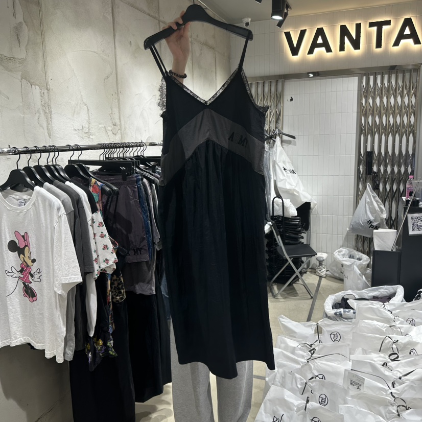 VANTA韓國直郵㊣女裝新品熱賣25春夏時尚休閑推薦人氣連衣裙VANTA連衣裙圖色2