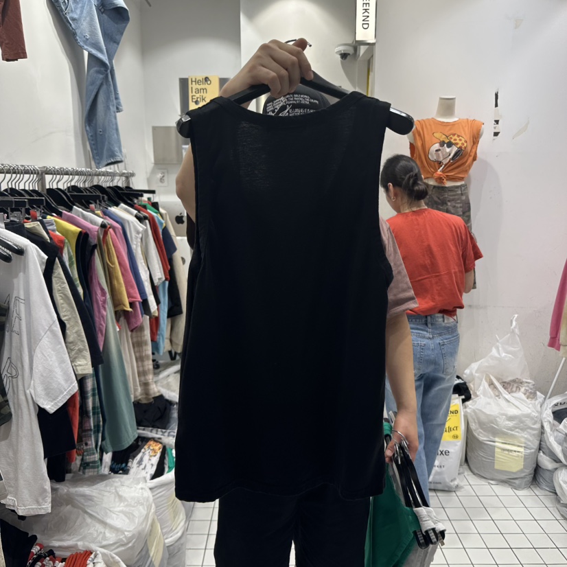 THE WEEKND韓國直郵㊣東大門實拍女裝新品時尚人氣吊帶背心THE WEEKND吊帶/背心