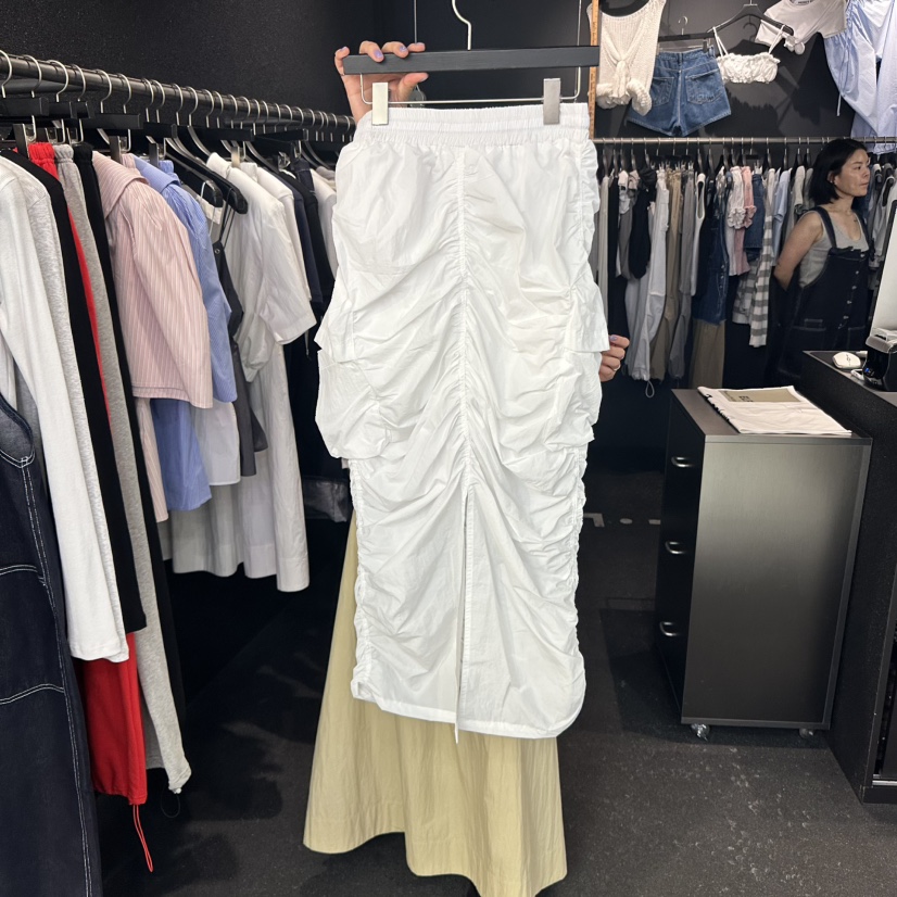 ELF-L韓國直郵㊣東大門實拍女裝新品人氣25春夏熱賣休閑長裙PROJECT ELF/ELF-L長裙