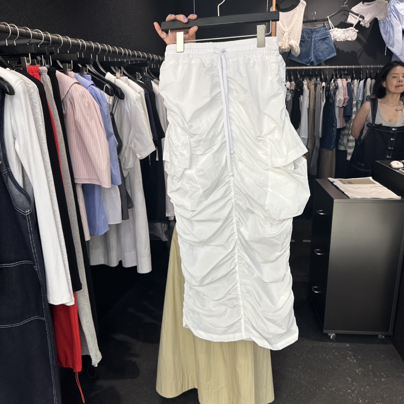 ELF-L韓國直郵㊣東大門實拍女裝新品人氣25春夏熱賣休閑長裙PROJECT ELF/ELF-L長裙