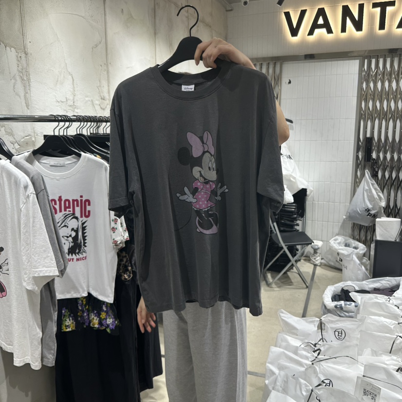 VANTA韓國㊣直郵東大門代購女裝新款時尚休閑人氣25春夏T恤VANTAT恤圖色3
