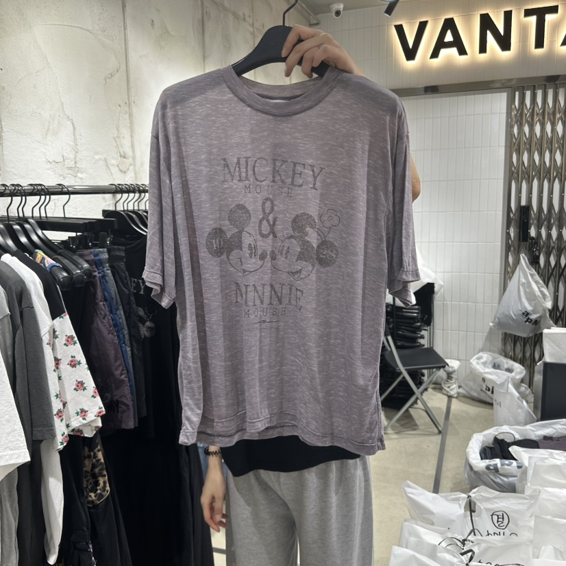 VANTA韓國直郵㊣東大門實拍女裝新品熱賣時尚休閑推薦T恤柔軟VANTAT恤