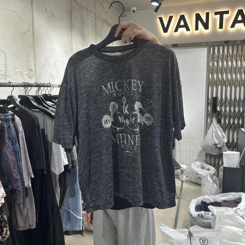 VANTA韓國直郵㊣東大門實拍女裝新品熱賣時尚休閑推薦T恤柔軟VANTAT恤圖色3