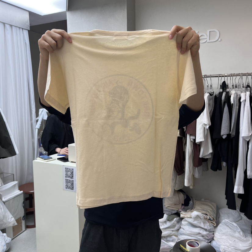 LEESEED-A直郵韓國代購㊣女裝新品25春夏熱賣時尚休閑推薦T恤SEeD/LEESEEDT恤