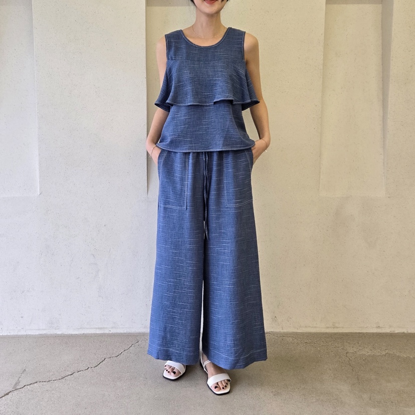 LA BLOOM東大門直郵女士新品25春夏熱賣人氣推薦真品休閑褲La Bloom休閑褲