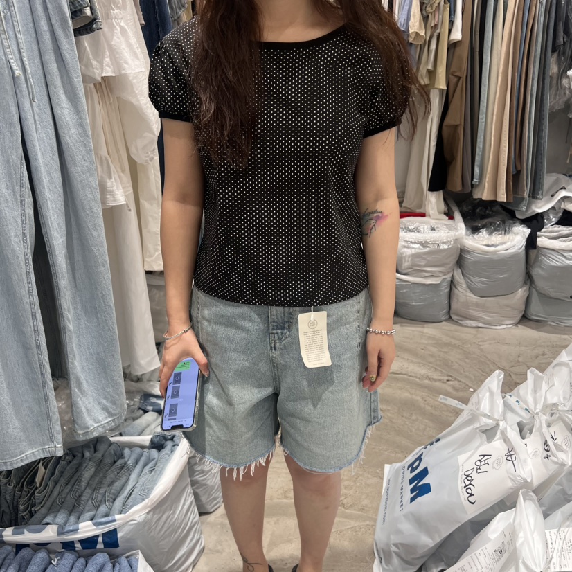 ALMOND PEPE韓國直郵女士新品人氣休閑真品熱賣職業時尚T恤ALMOND PEPET恤圖色3