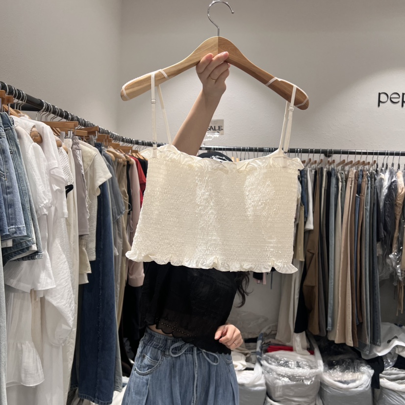 ALMOND PEPE韓國代購女裝新款真品推薦熱賣職業時尚吊帶背心ALMOND PEPE吊帶/背心