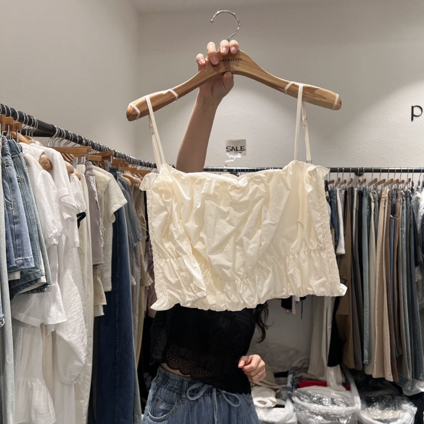 ALMOND PEPE韓國代購女裝新款真品推薦熱賣職業時尚吊帶背心ALMOND PEPE吊帶/背心