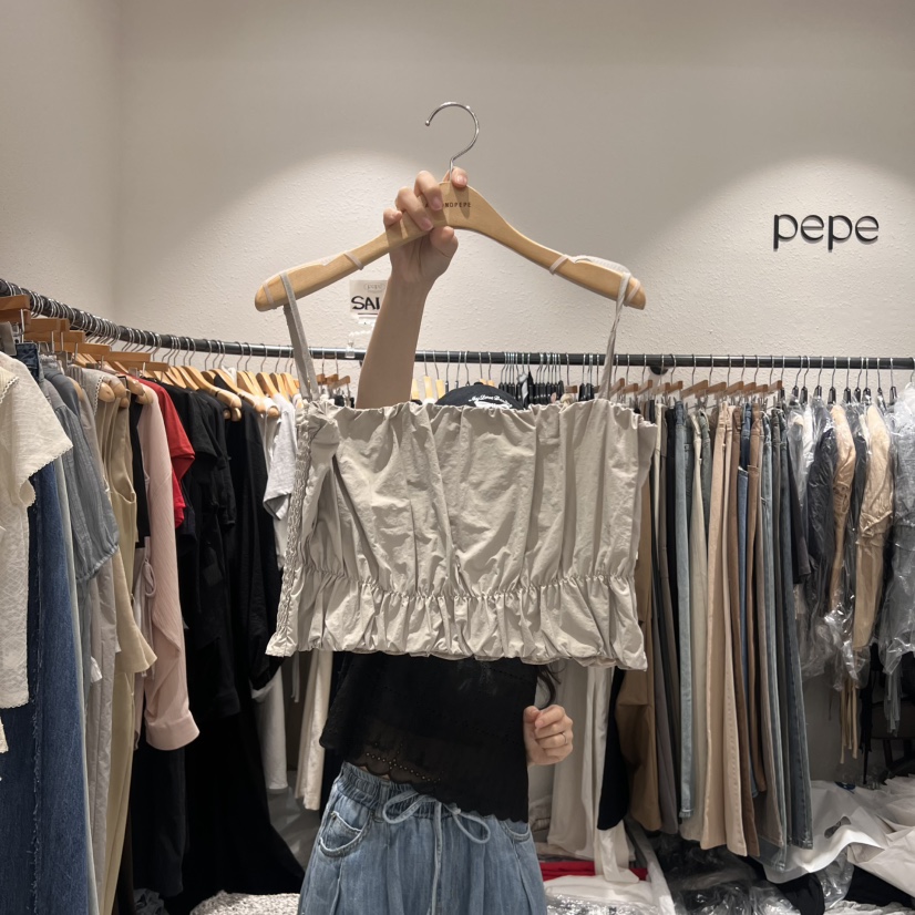 ALMOND PEPE韓國代購女裝新款真品推薦熱賣職業時尚吊帶背心ALMOND PEPE吊帶/背心圖色2