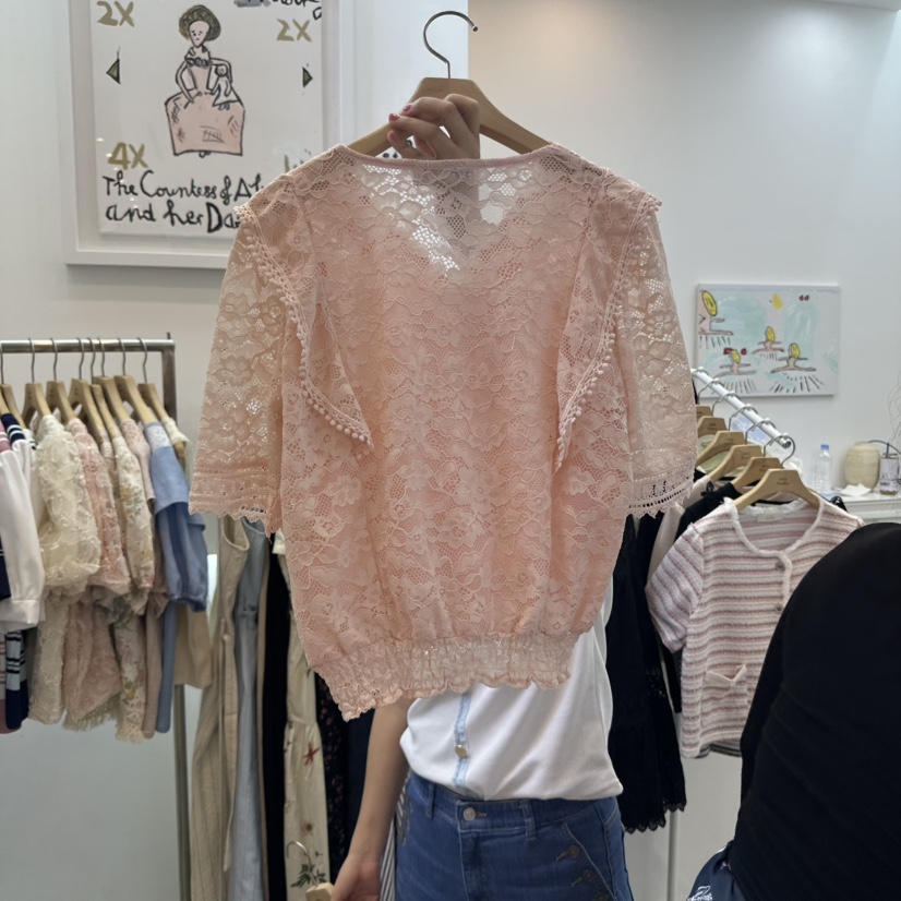 ABLESTUDIO韓國代購女士新款熱賣推薦真品時尚職業襯衫蕾絲衫ABLE STUDIO襯衫/蕾絲衫
