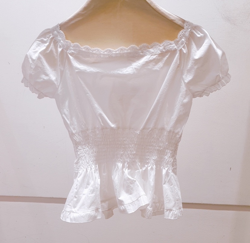 AWESOME-P東大門代購女士新款25春夏休閑熱賣真品襯衫蕾絲衫AWESOME-P襯衫/蕾絲衫