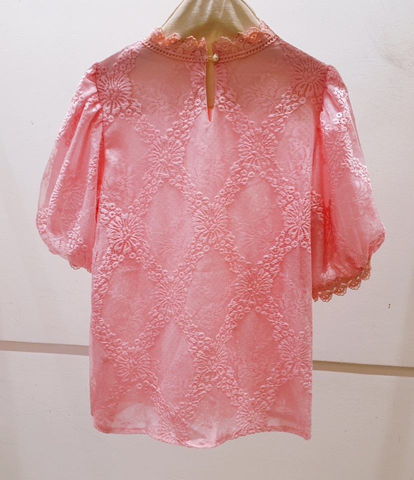 AWESOME-P東大門代購女裝新品真品休閑25春夏時尚襯衫蕾絲衫AWESOME-P襯衫/蕾絲衫