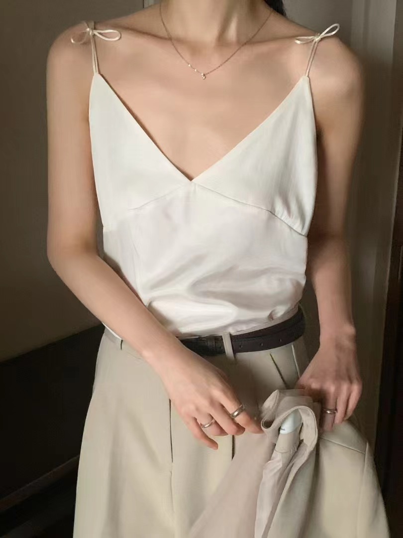 NEED MORE韓國代購女士新品職業推薦25春夏休閑時尚吊帶背心NEED MORE吊帶/背心