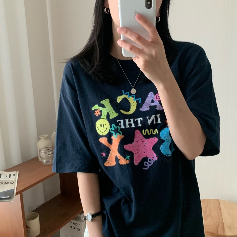 FROMJINI韓國直郵㊣女裝新款25春夏熱賣時尚人氣推薦休閑T恤FROMJINIT恤