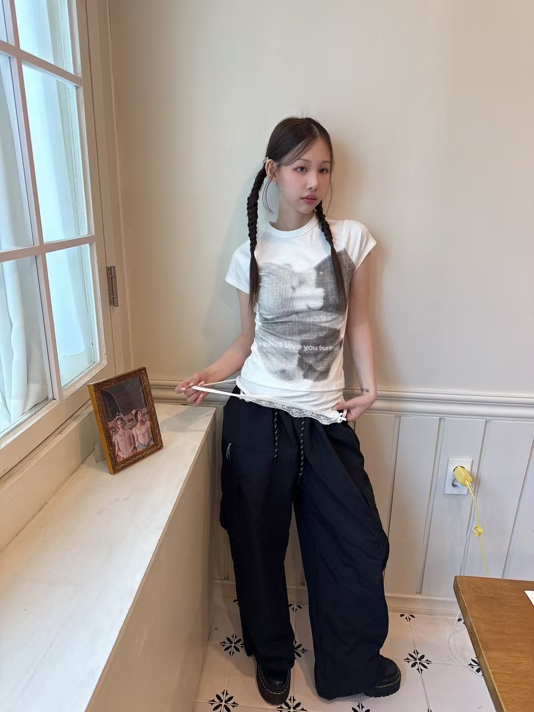 THEHANDS韓國直郵㊣女裝新品休閑熱賣25春夏時尚人氣推薦T恤THEHANDST恤