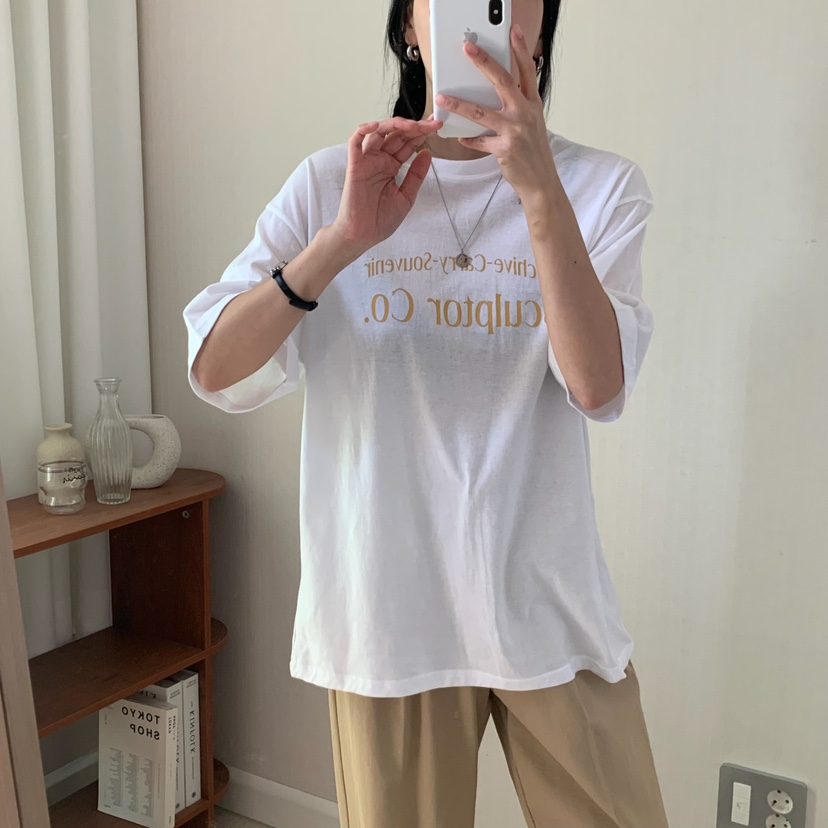HELLO JINI韓國直郵㊣女裝新品推薦25春夏時尚人氣休閑T恤HELLO JINIT恤
