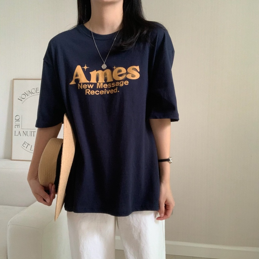 HELLO JINI韓國㊣直郵東大門代購女裝新款25春夏推薦人氣T恤HELLO JINIT恤