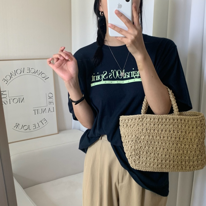 HELLO JINI韓國㊣直郵東大門代購女裝新款時尚25春夏人氣T恤HELLO JINIT恤