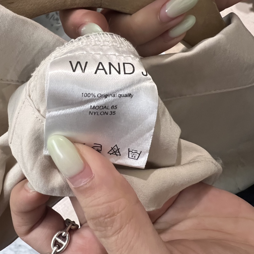 W AND J韓國直郵㊣女裝新品25春夏熱賣推薦休閑襯衫蕾絲衫W AND J襯衫/蕾絲衫