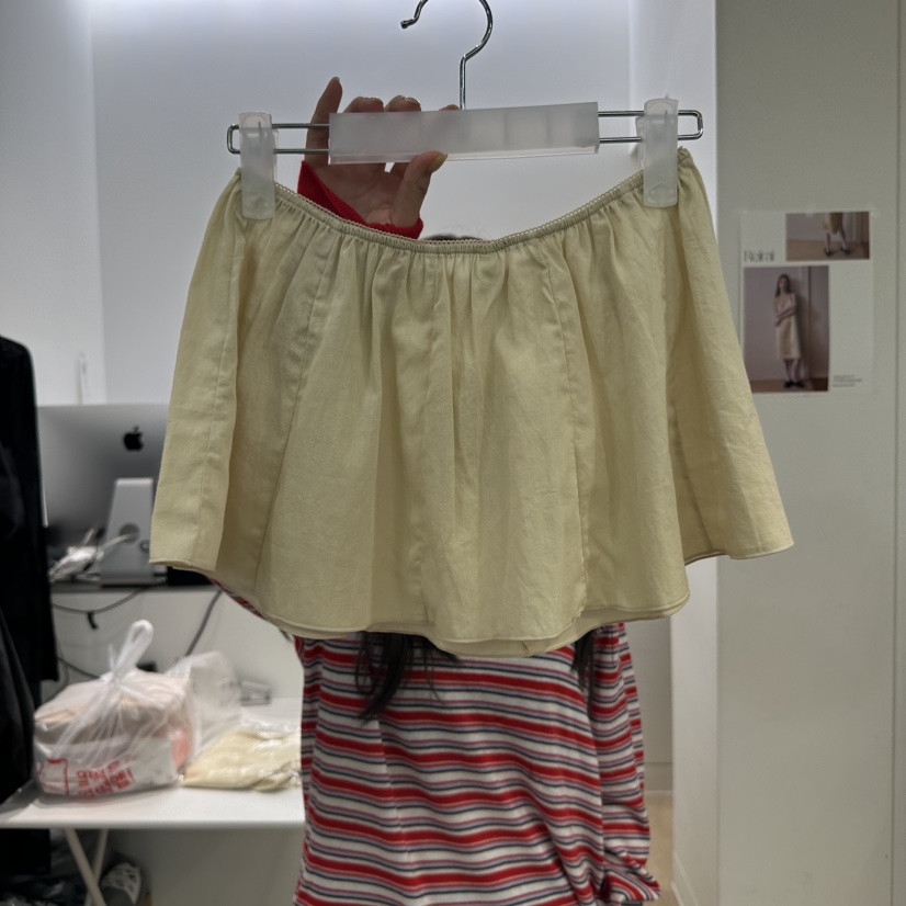 REIRAI韓國直郵㊣女裝新品時尚熱賣休閑25春夏人氣短裙柔軟Reirai短裙