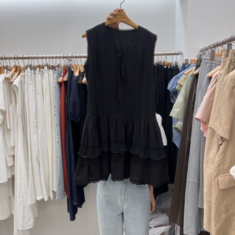 DRESS ROOM韓國㊣直郵東大門代購女裝新品25春夏熱賣連衣裙DRESS ROOM連衣裙圖色2