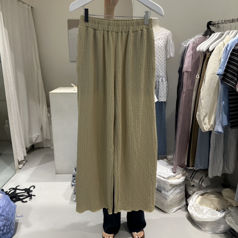 LORING RE I韓國直郵㊣女裝新款時尚25春夏休閑人氣休閑褲LORING RE-I/BARE休閑褲圖色2