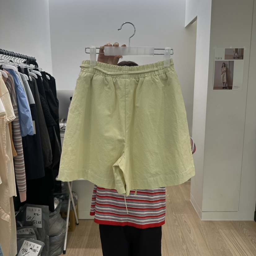 REIRAI韓國㊣直郵東大門代購女裝新品25春夏推薦短褲含腰繩Reirai短褲