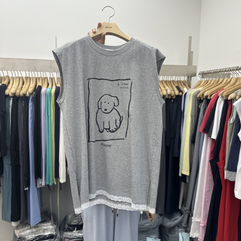 SPECIAL直郵韓國代購㊣女裝新品熱賣休閑推薦25春夏吊帶背心SPECIAL吊帶/背心圖色2