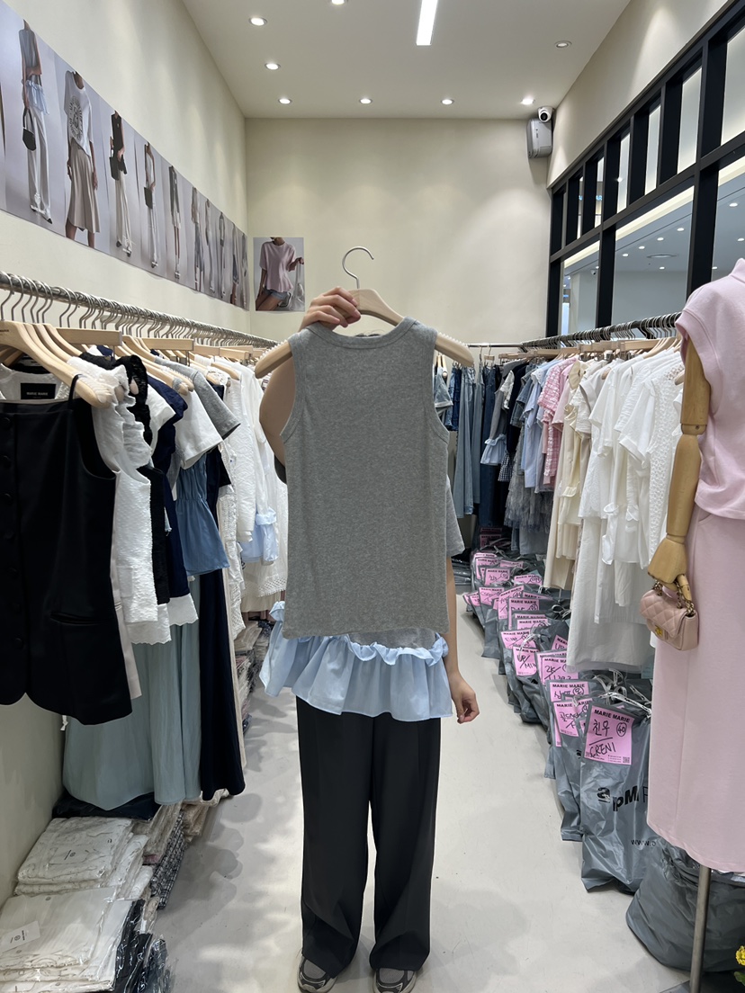 MARIE MARIE韓國直郵㊣東大門實拍女裝新品25春夏吊帶背心MARIE MARIE吊帶/背心