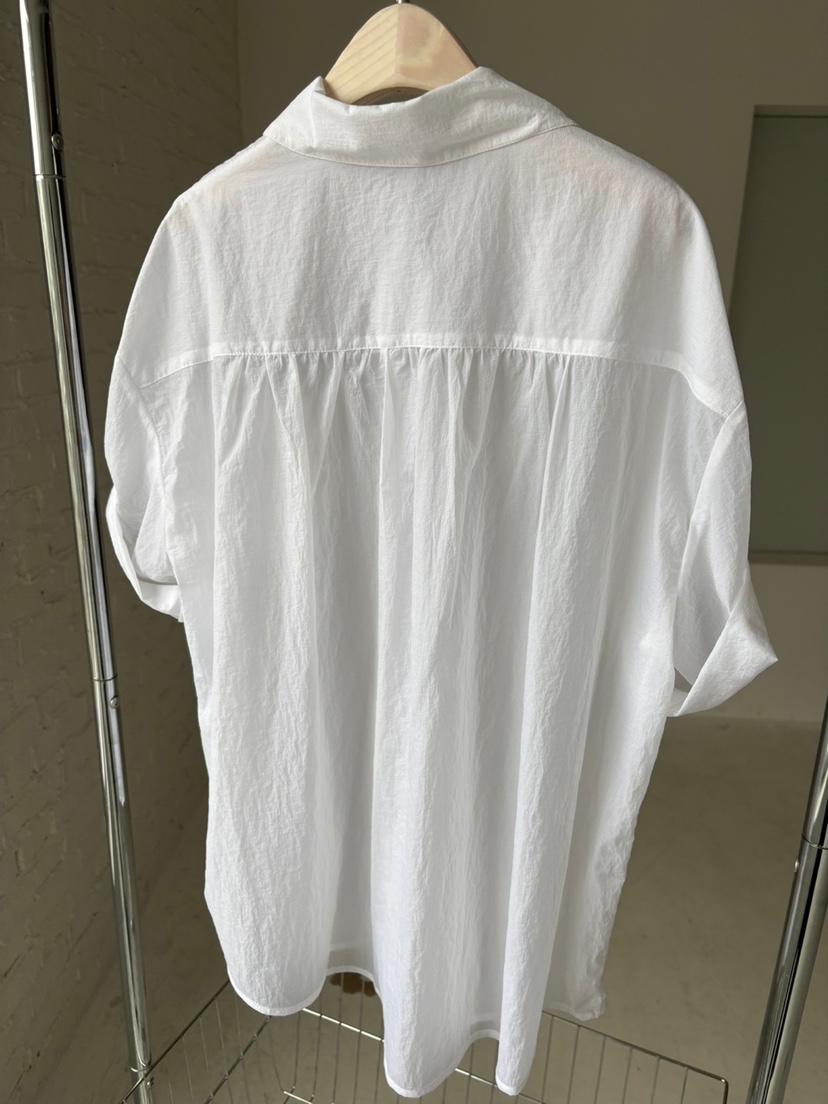 Verbena韓國直郵㊣女裝新品25春夏推薦時尚襯衫蕾絲衫奶油色Verbena襯衫/蕾絲衫