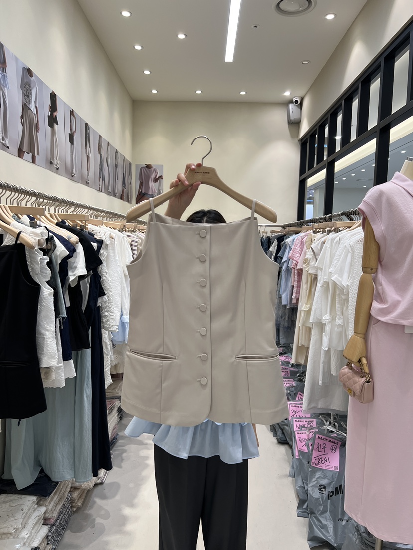MARIE MARIE韓國直郵㊣女裝新品推薦人氣25春夏時尚休閑馬甲MARIE MARIE馬甲