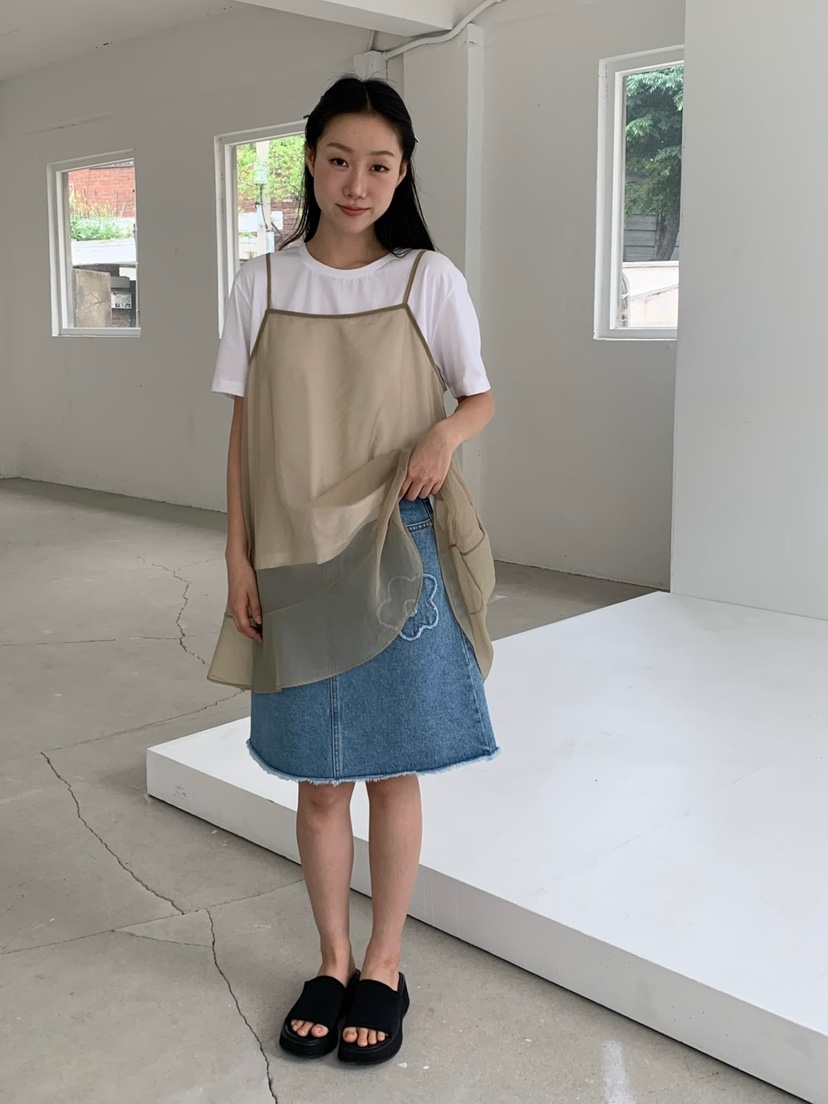 LOVE MY SANTA韓國㊣直郵東大門代購女裝新款時尚吊帶背心Santa/LOVE MY SANTA吊帶/背心