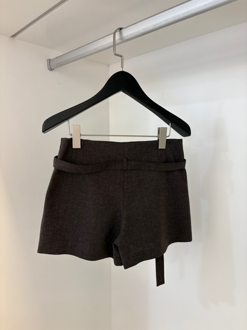NORMAL直郵韓國代購㊣女裝新品25春夏推薦熱賣休閑短褲含腰帶NORMAL短褲
