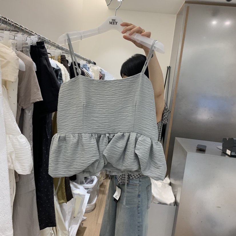 MEET ME韓國直郵㊣東大門實拍女裝新品人氣25春夏吊帶背心MEET ME吊帶/背心圖色3