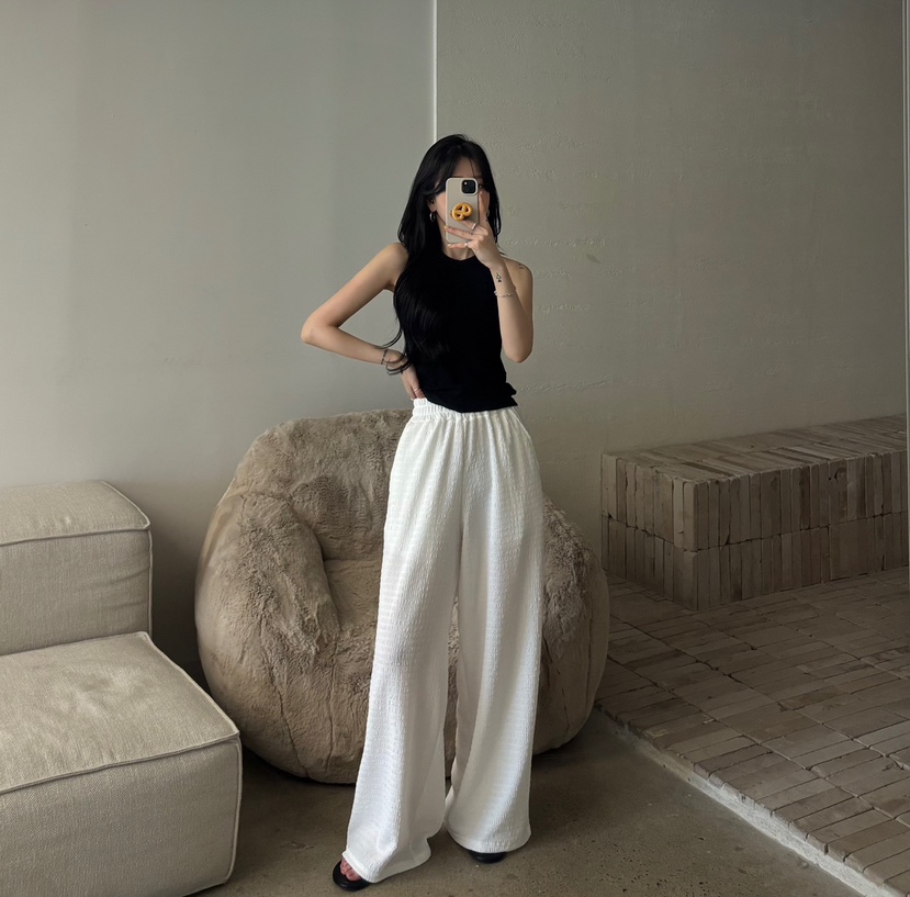 AMUSE SEOUL直郵韓國代購㊣女裝新品25春夏人氣熱賣休閑褲AMUSE SEOUL休閑褲