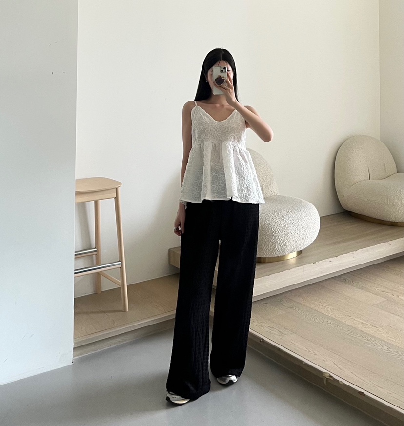 AMUSE SEOUL直郵韓國代購㊣女裝新品25春夏人氣熱賣休閑褲AMUSE SEOUL休閑褲