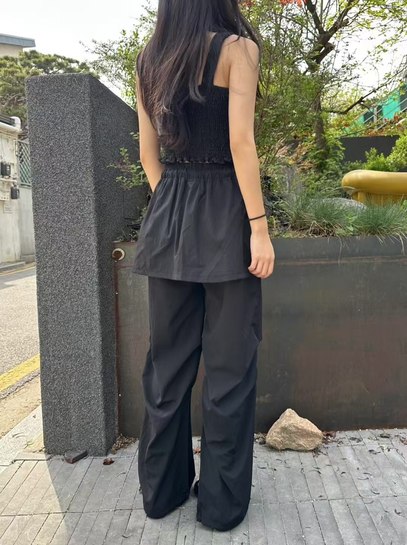 BADFORMUS韓國直郵㊣東大門實拍女裝新品休閑推薦25春夏裙褲BADFORMUS裙褲