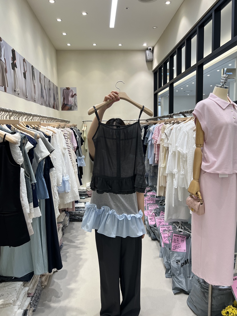 MARIE MARIE東大門代購女裝新品人氣25春夏推薦休閑吊帶背心MARIE MARIE吊帶/背心