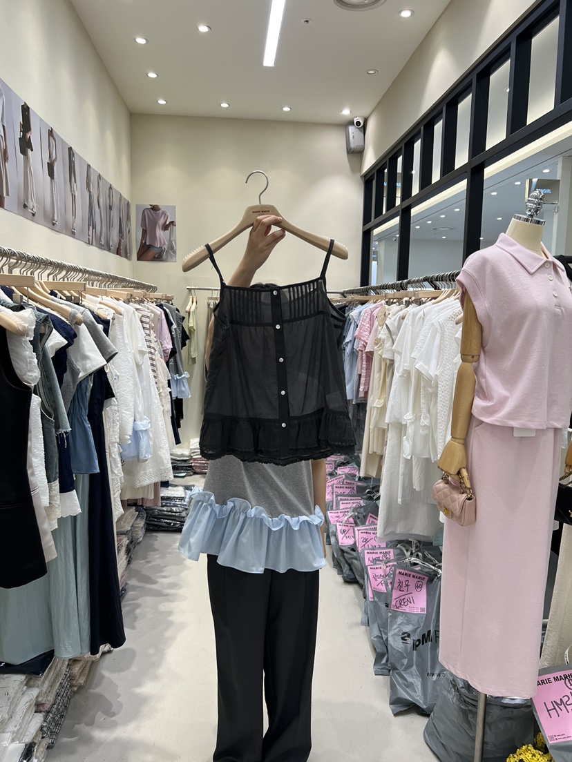 MARIE MARIE東大門代購女裝新品人氣25春夏推薦休閑吊帶背心MARIE MARIE吊帶/背心圖色2