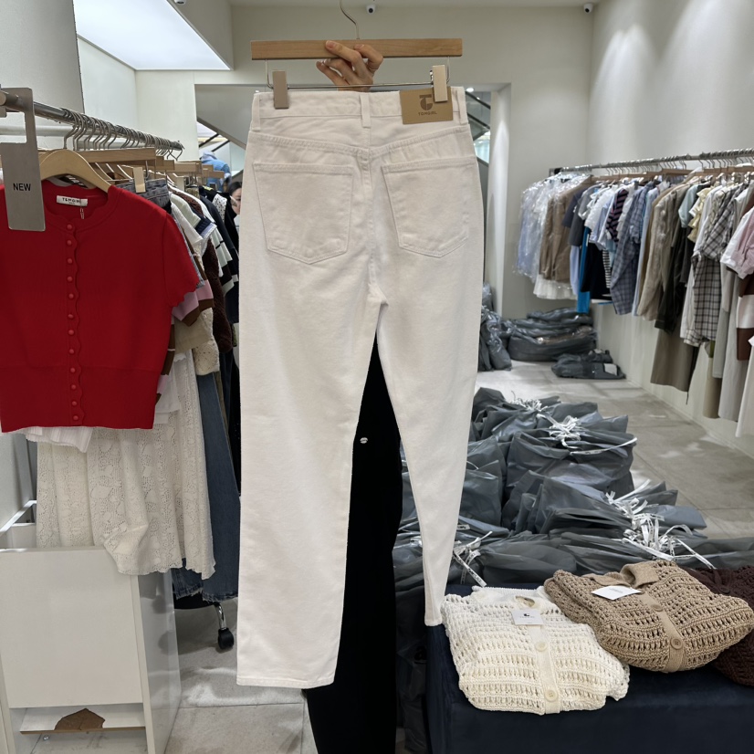 TOMGIRL韓國代購女士新品真品25春夏推薦時尚人氣熱賣休閑褲TOMGIRL休閑褲