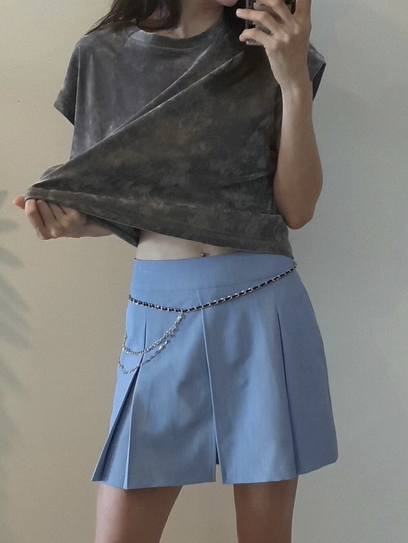 GENTLE B韓國直郵㊣女裝新品休閑人氣時尚25春夏T恤天鵝絨GENTLE BT恤