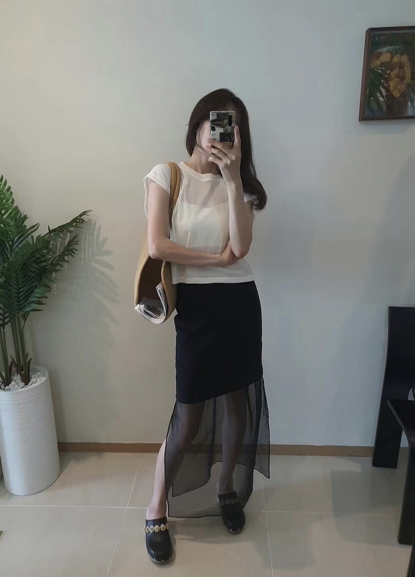 GENTLE B韓國直郵㊣女裝新品休閑人氣時尚25春夏T恤天鵝絨GENTLE BT恤