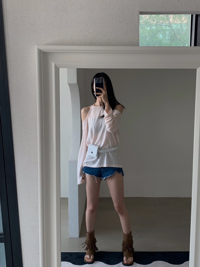 VERANDA韓國㊣直郵東大門代購女裝新品人氣熱賣25春夏長袖T恤VERANDA長袖T恤